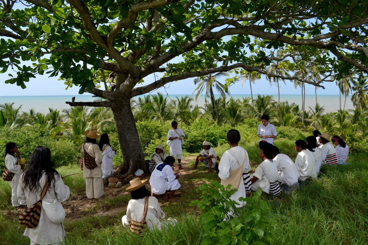 Kogi people in a group