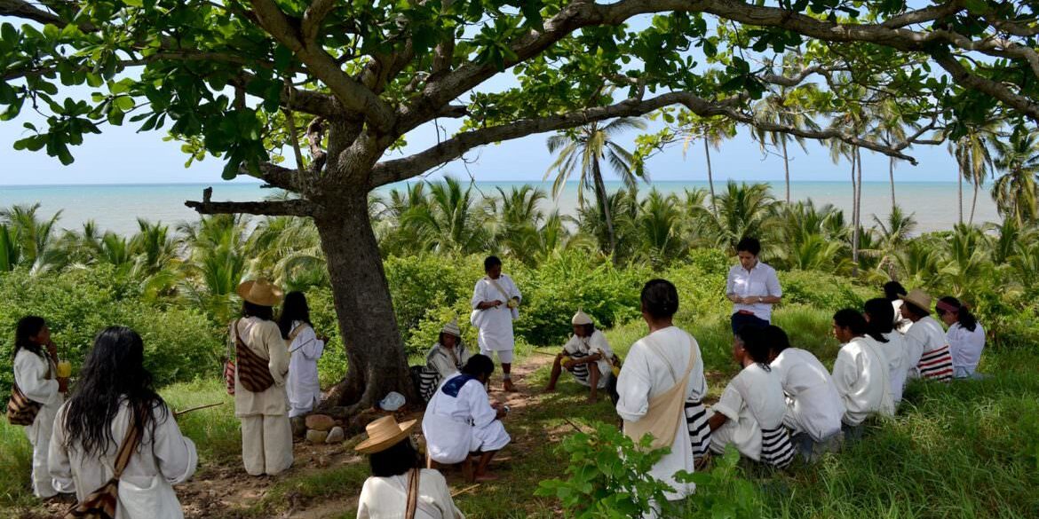 Kogi people in a group